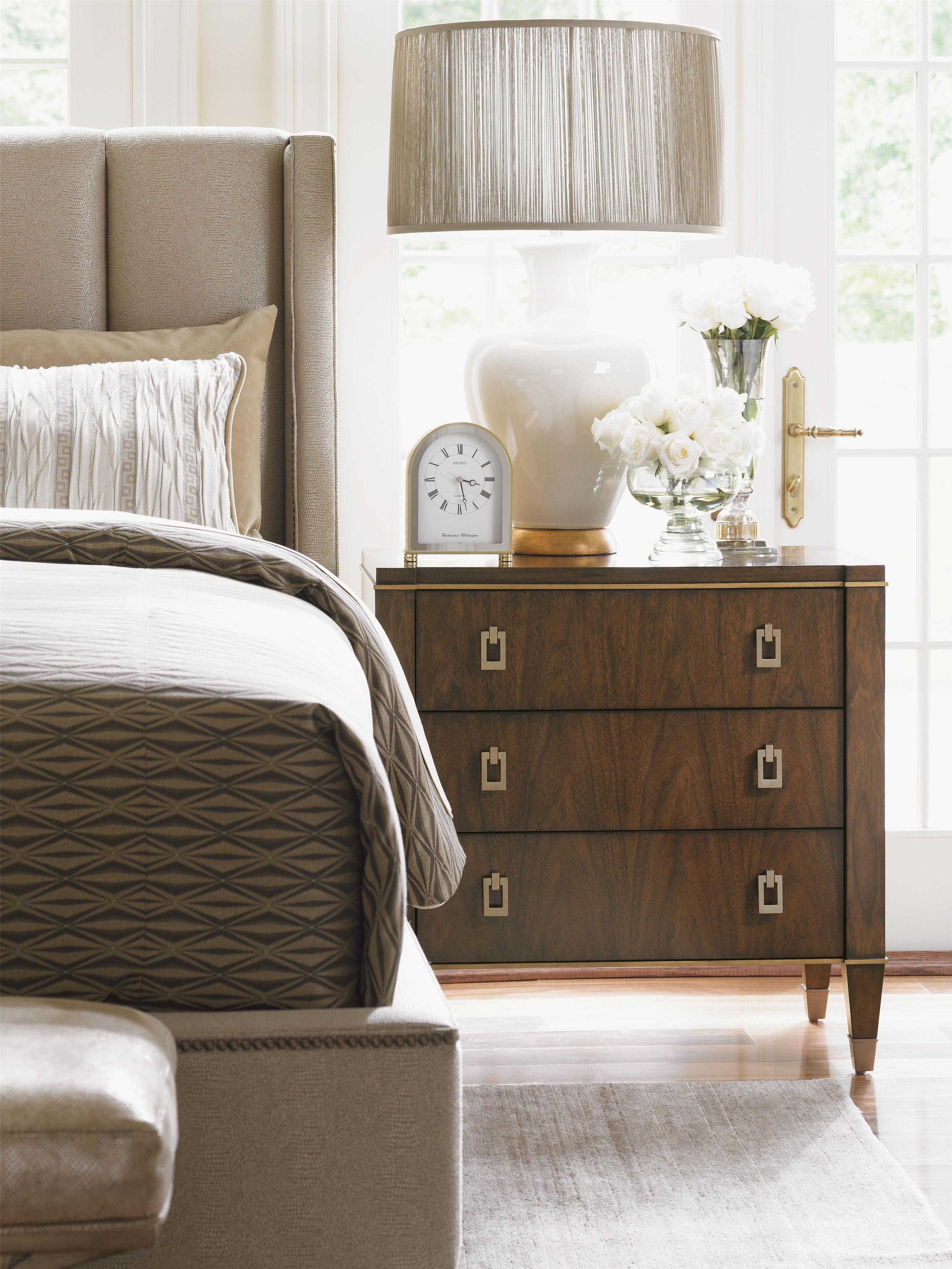 Lexington Tower Place 706621 Contemporary Burnham Nightstand with